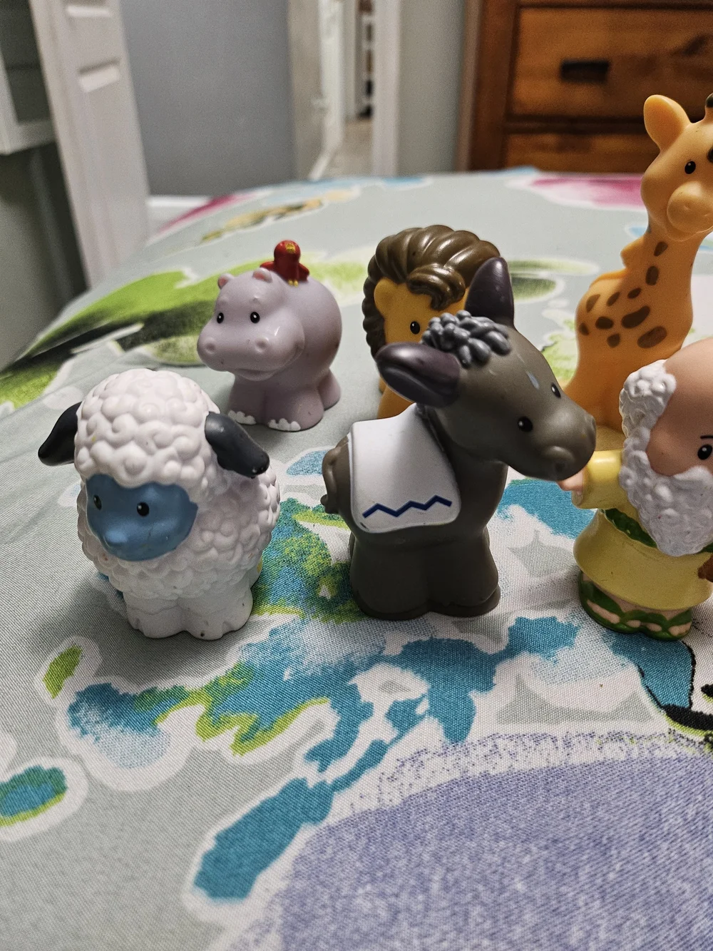 12-Piece Kids Animal & Character Figure Set - Multicolor